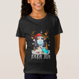 Camiseta Graciosos Navidades de cerdo guineanos enfrentan m