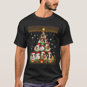 Camiseta Graciosos Navidades de cerdo guineanos suéteres Na