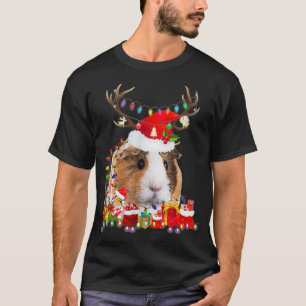 Camiseta Graciosos Navidades de cerdo Navidades de renos br
