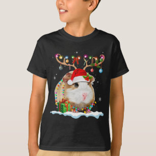 Camiseta Graciosos Navidades de cerdo Navidades de renos br