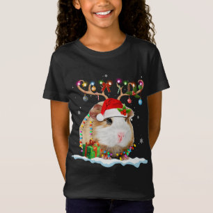 Camiseta Graciosos Navidades de cerdo Navidades de renos br