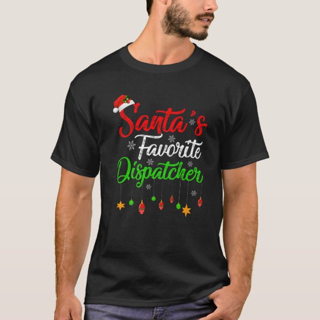 Camiseta Graciosos Navidades de Dispatcher favoritos de San (Anverso)