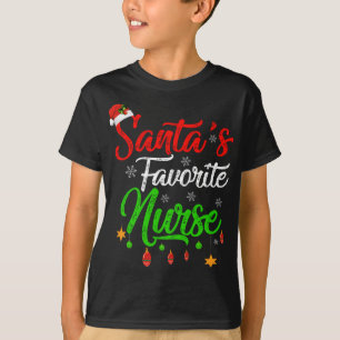 Camiseta Graciosos Navidades de enfermería favoritos de San