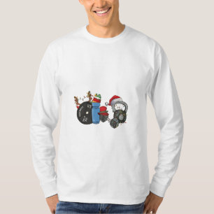 Camiseta Graciosos Navidades de gimnasia artística en Santa
