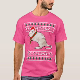 Camiseta Graciosos Navidades de Navidad en Santa Hat Gerbil