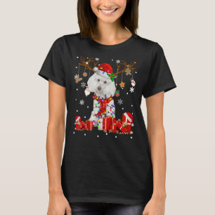 Camiseta Graciosos Navidades de renos de perro canino adora