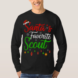 Camiseta Graciosos Navidades de Scout favoritos de Santa Cl