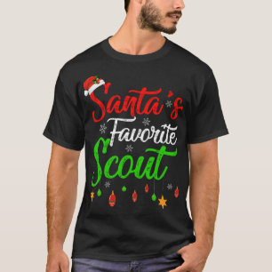 Camiseta Graciosos Navidades de Scout favoritos de Santa Cl