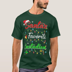 Camiseta Graciosos Navidades favoritos de los custodios de