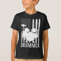 Graciosos niños de arte Drummer
