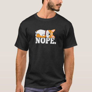 Camiseta Graciosos niños de Kawaii NOPE Pembroke Welsh Corg