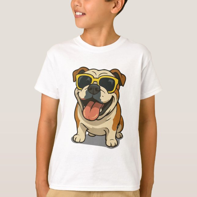 Camiseta Graciosos niños de perros de Guay (Anverso)