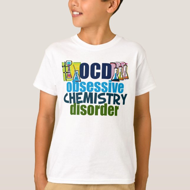 Camiseta Graciosos niños de química (Anverso)