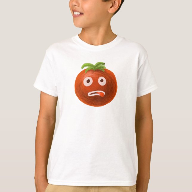 Camiseta Graciosos Personalizados de tomates (Anverso)