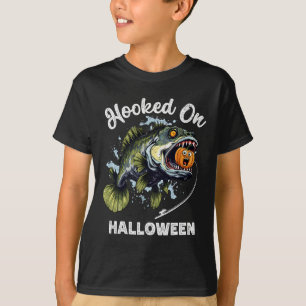 Camiseta Graciosos pescadores de Halloween hombres Zombie B