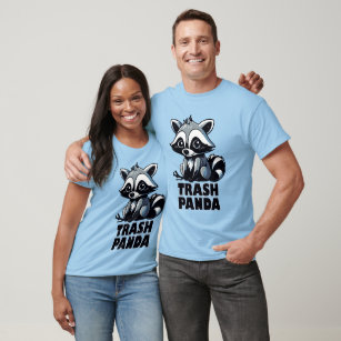 Camiseta Graciosos Raccoon Animales Trash Panda Chistes Reg