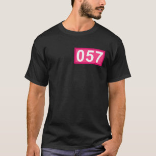 Camiseta Graciosos Regalos De 57 Años Número 057 Parche 57º