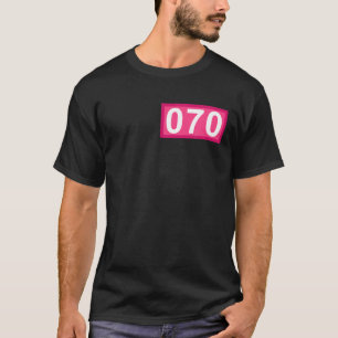 Camiseta Graciosos Regalos De 70 Años Número 070 Parche 70º