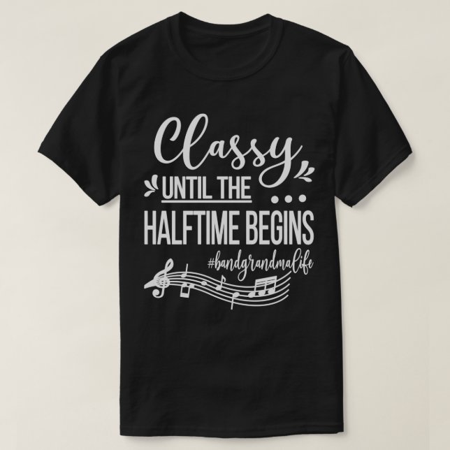 Camiseta Graciosos regalos de abuela de banda de marcha (Diseño del anverso)