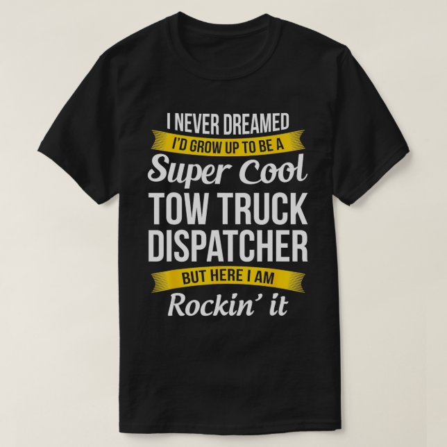Camiseta Graciosos regalos de agradecimiento de Tow Truck D (Diseño del anverso)
