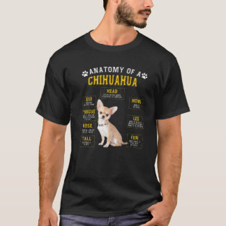 Camiseta Graciosos Regalos De Anatomía Chihuahua Para Hombr