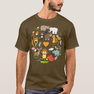 Camiseta Graciosos regalos de animales salvajes de Safari p