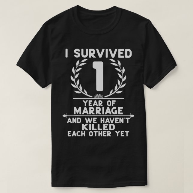 Camiseta Graciosos regalos de aniversario de matrimonio Bod (Diseño del anverso)