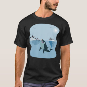 Camiseta Graciosos regalos de arte de ballena de Orca para