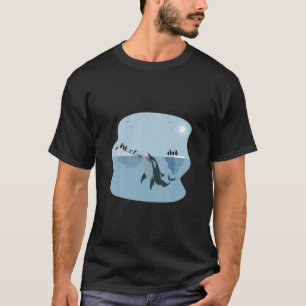 Camiseta Graciosos Regalos De Arte De Ballena Orca Para Muj