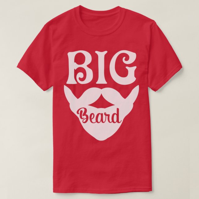 Camiseta Graciosos regalos de barba Big Beard 2 (Diseño del anverso)