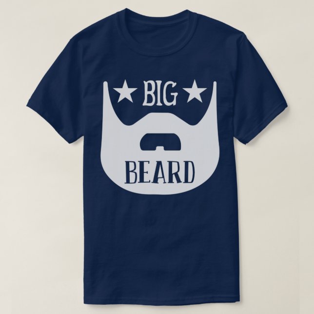 Camiseta Graciosos regalos de barba Big Beard Classic TShir (Diseño del anverso)