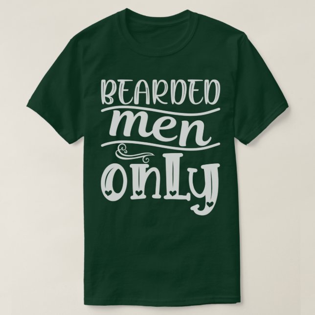 Camiseta Graciosos regalos de barba Hombres con barba solam (Diseño del anverso)