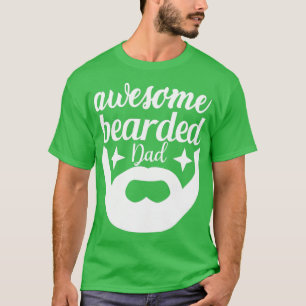 Camiseta Graciosos Regalos De Barba Impresionante Papá 3