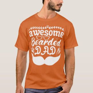 Camiseta Graciosos Regalos De Barba Impresionante Papá Clás
