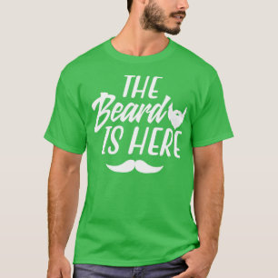 Camiseta Graciosos Regalos De Barba La Barba Está Aquí 7