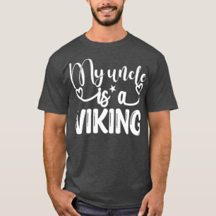 Camiseta Graciosos Regalos De Barba Mi Tío Es Un Viking Cla