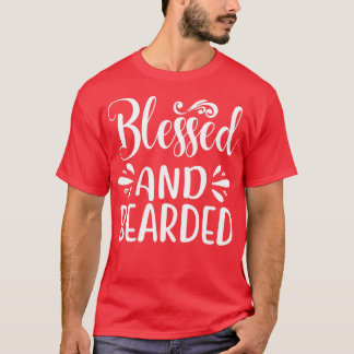 Camiseta Graciosos Regalos De Barba Para Los Hombres Bendec