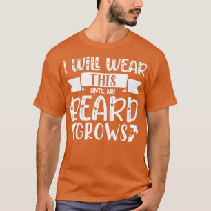 Camiseta Graciosos Regalos De Barba Que Usaré Hasta Mi Barb