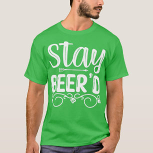 Camiseta Graciosos regalos de barba Stay Beerd 3