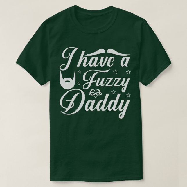 Camiseta Graciosos Regalos De Barba Tengo Un Papi Dulce 2 (Diseño del anverso)
