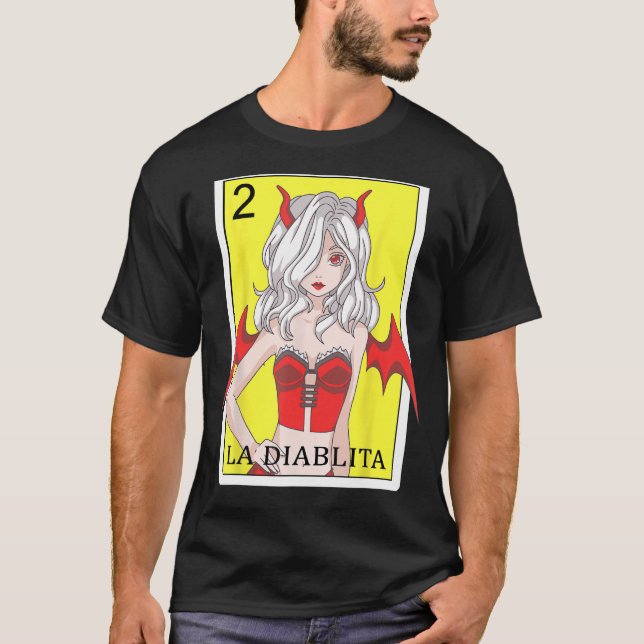 Camiseta Graciosos regalos de Bingo Español-Mexicano - La D (Anverso)