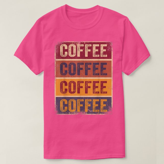 Camiseta Graciosos Regalos De Café Retro Café Lover Tee Caf (Diseño del anverso)