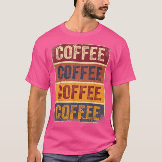 Camiseta Graciosos Regalos De Café Retro Café Lover Tee Caf