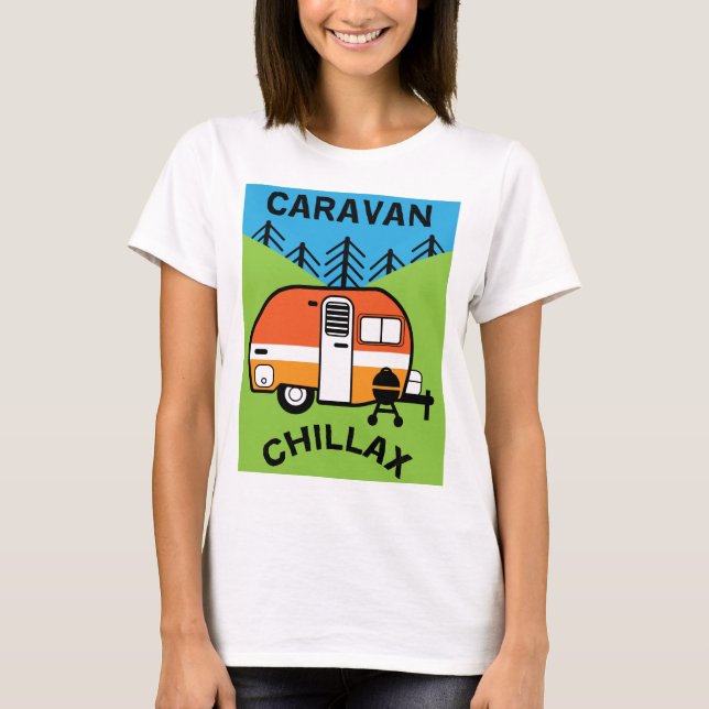 Camiseta Graciosos regalos de caravana | Mejor caravana | C (Anverso)