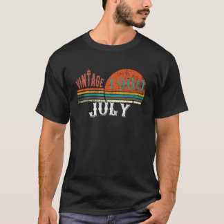 Camiseta Graciosos Regalos De Cumpleaños Julio De 1960 60 A