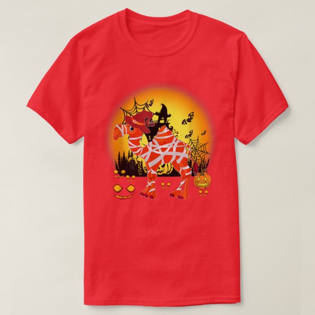 Camiseta Graciosos regalos de disfraces de camello de Hallo (Diseño del anverso)