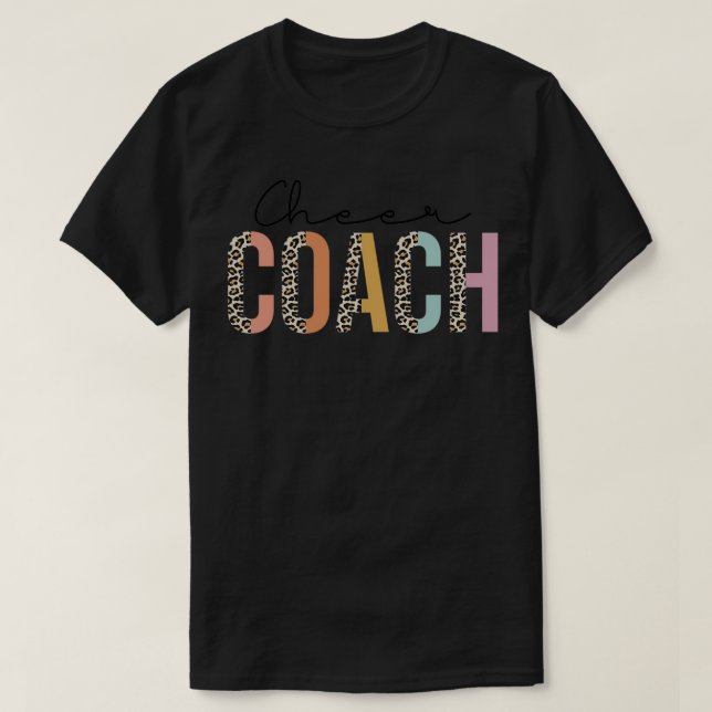 Camiseta Graciosos regalos de entrenador para animadores Ch (Diseño del anverso)