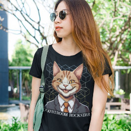 Camiseta Graciosos regalos de gatos para la aplicación de l