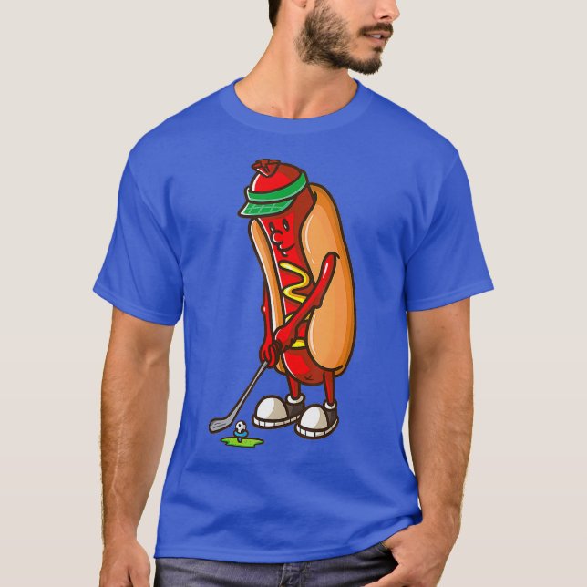 Camiseta Graciosos regalos de golf para perros calientes pa (Anverso)