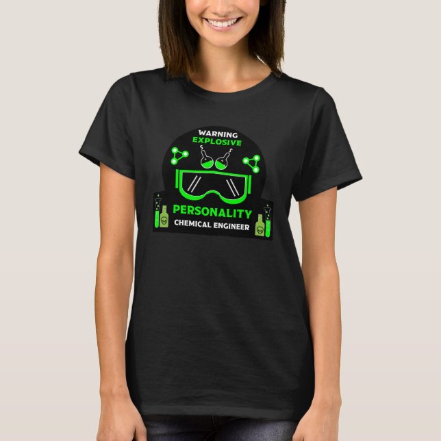 Camiseta Graciosos regalos de Ingeniero Químico (Anverso)